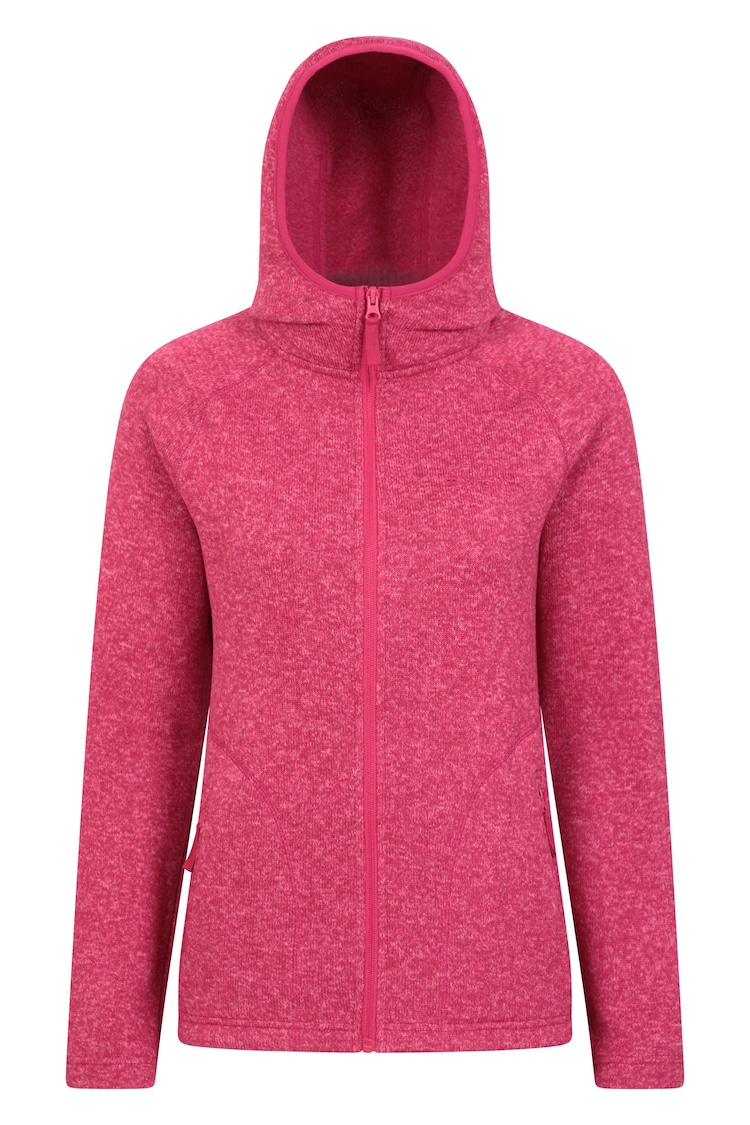 Mountain Warehouse Pink Womens Nevis Full Zip Hoodie - Image 1 of 5