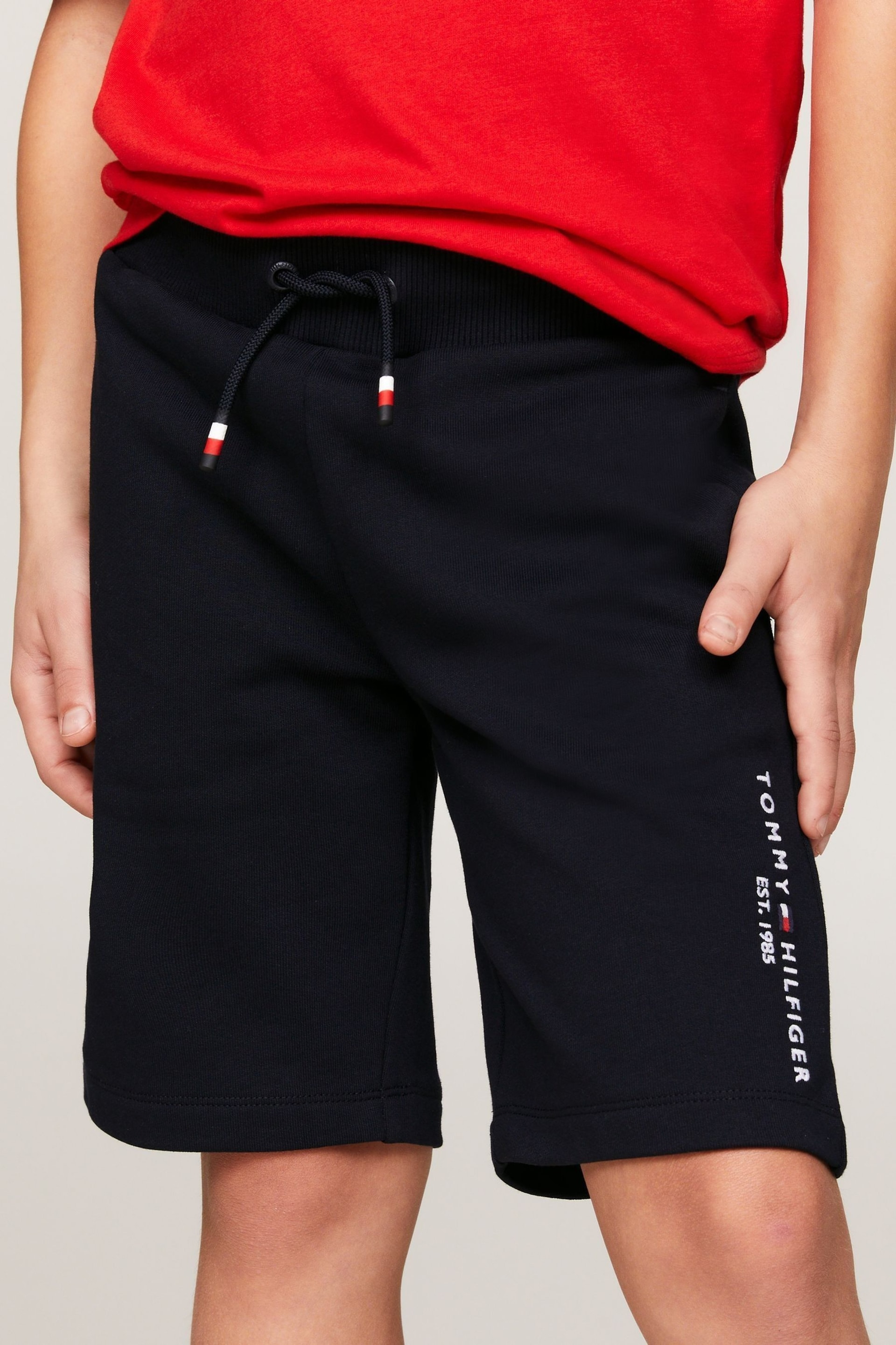 Tommy Hilfiger Blue Essential Sweat Shorts - Image 1 of 5