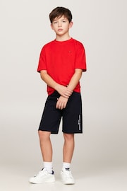 Tommy Hilfiger Blue Essential Sweat Shorts - Image 4 of 5