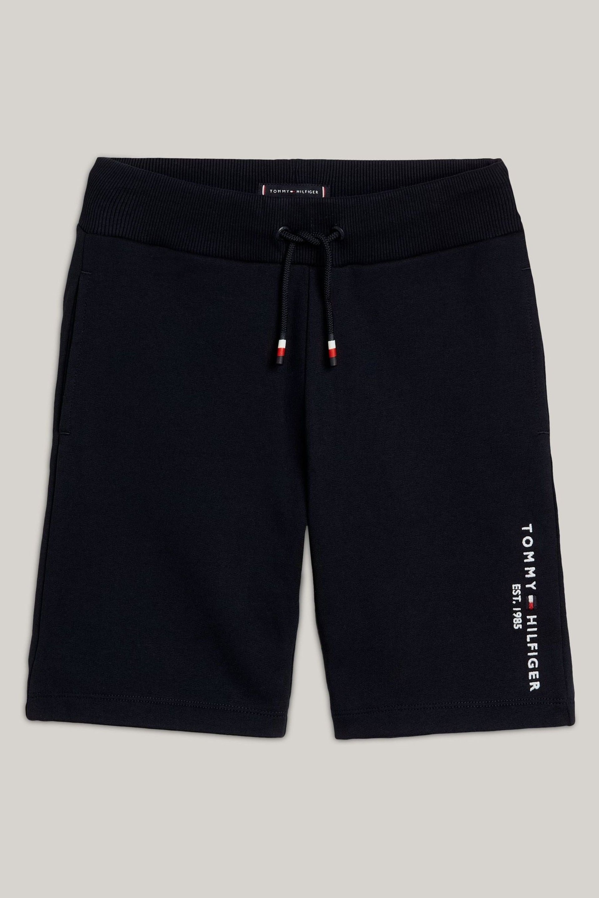 Tommy Hilfiger Blue Essential Sweat Shorts - Image 5 of 5