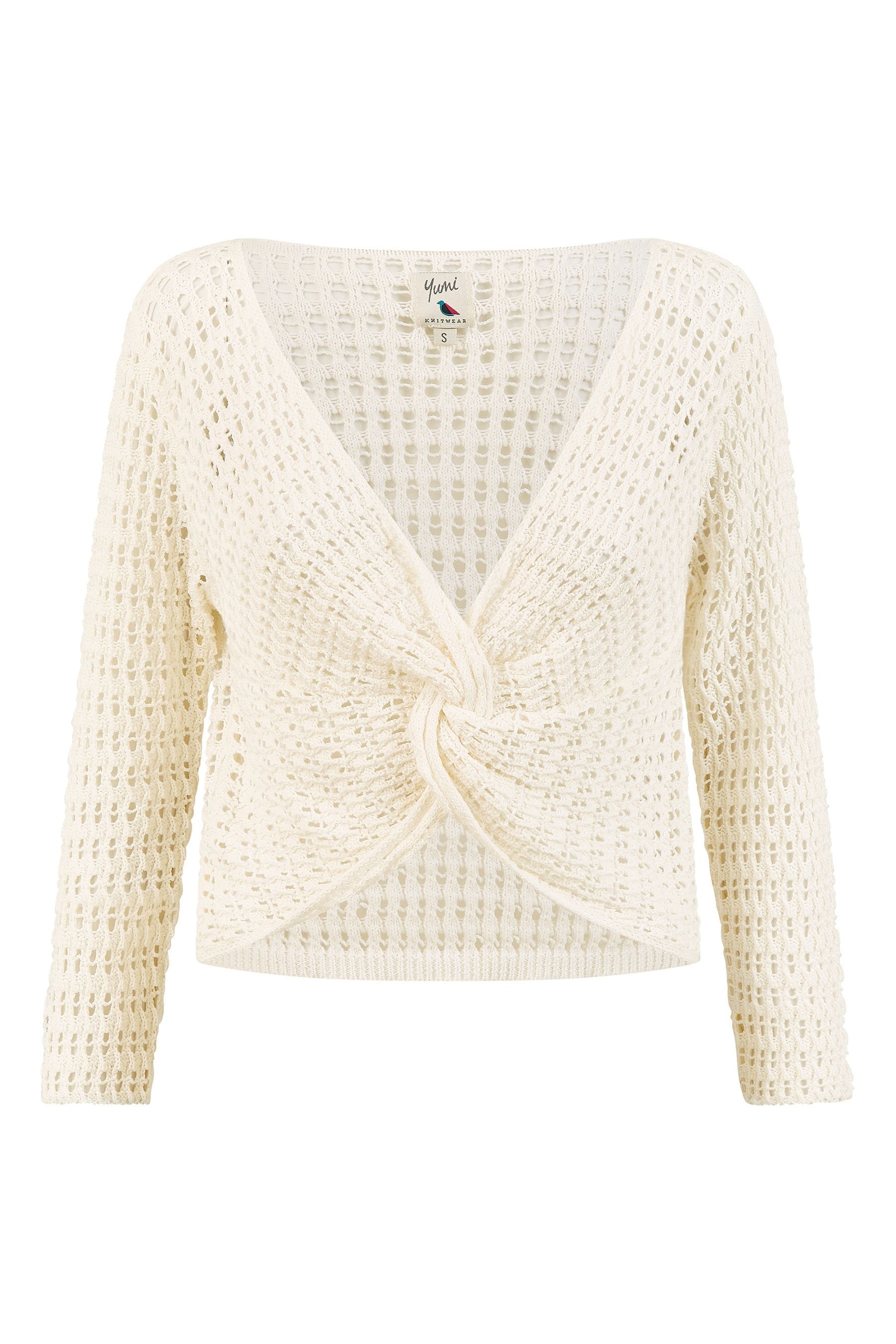 White crochet bolero on sale