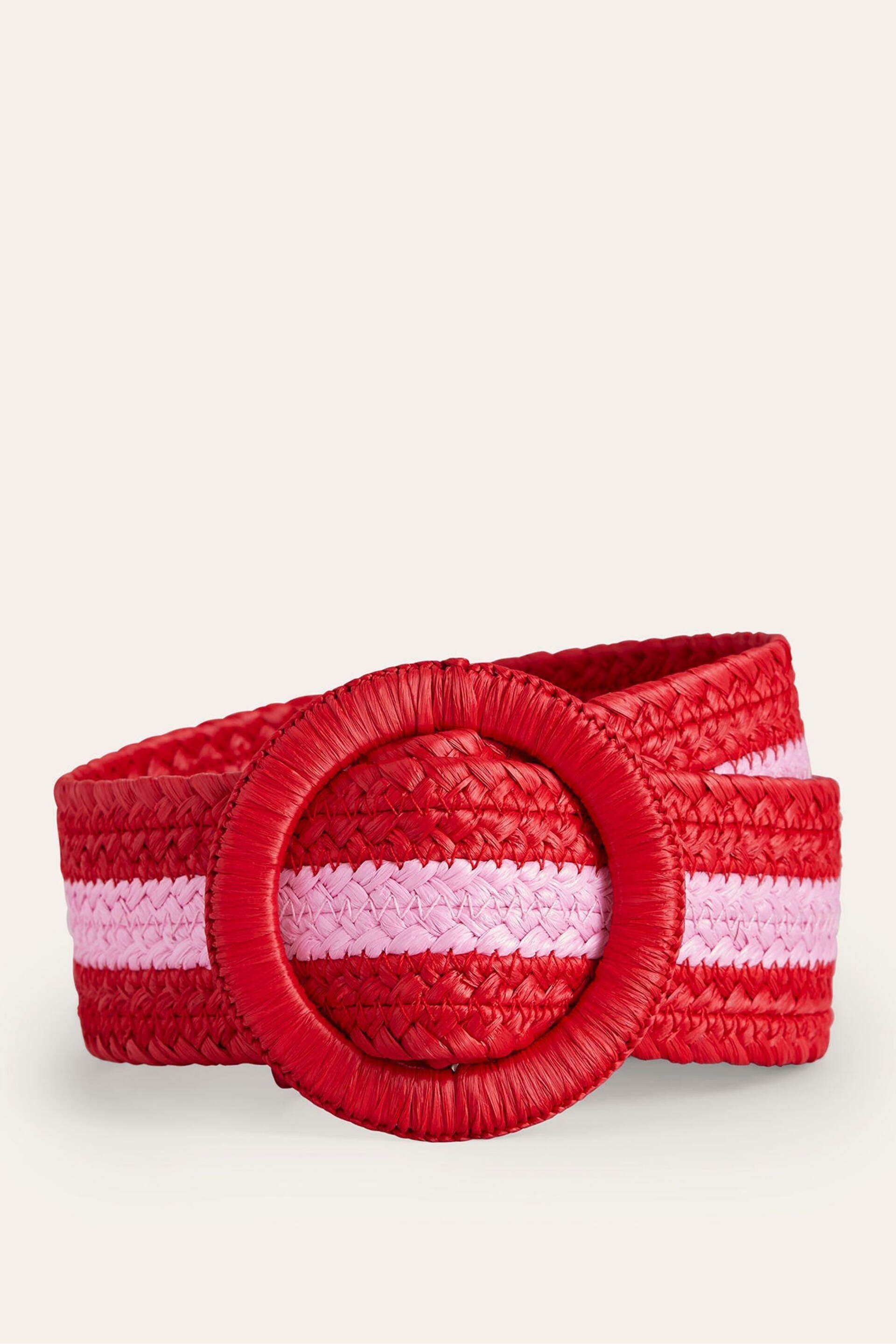 Boden Red Stripe Belt - Image 1 of 3