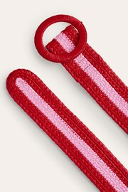 Boden Red Stripe Belt - Image 2 of 3
