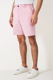 Crew Clothing Classic Bermuda Cotton Stretch Chino Shorts - Image 3 of 6