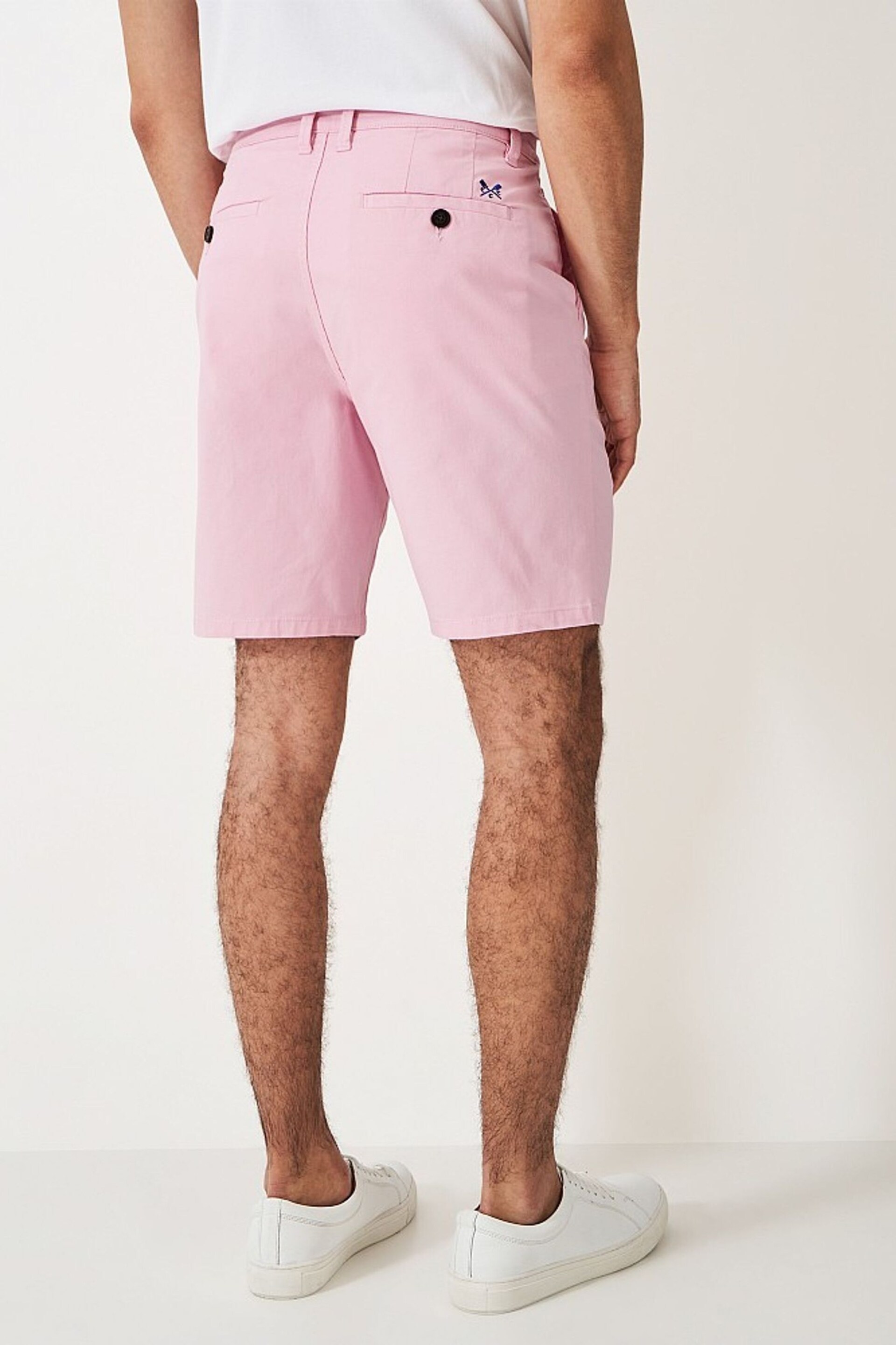 Crew Clothing Classic Bermuda Cotton Stretch Chino Shorts - Image 5 of 6