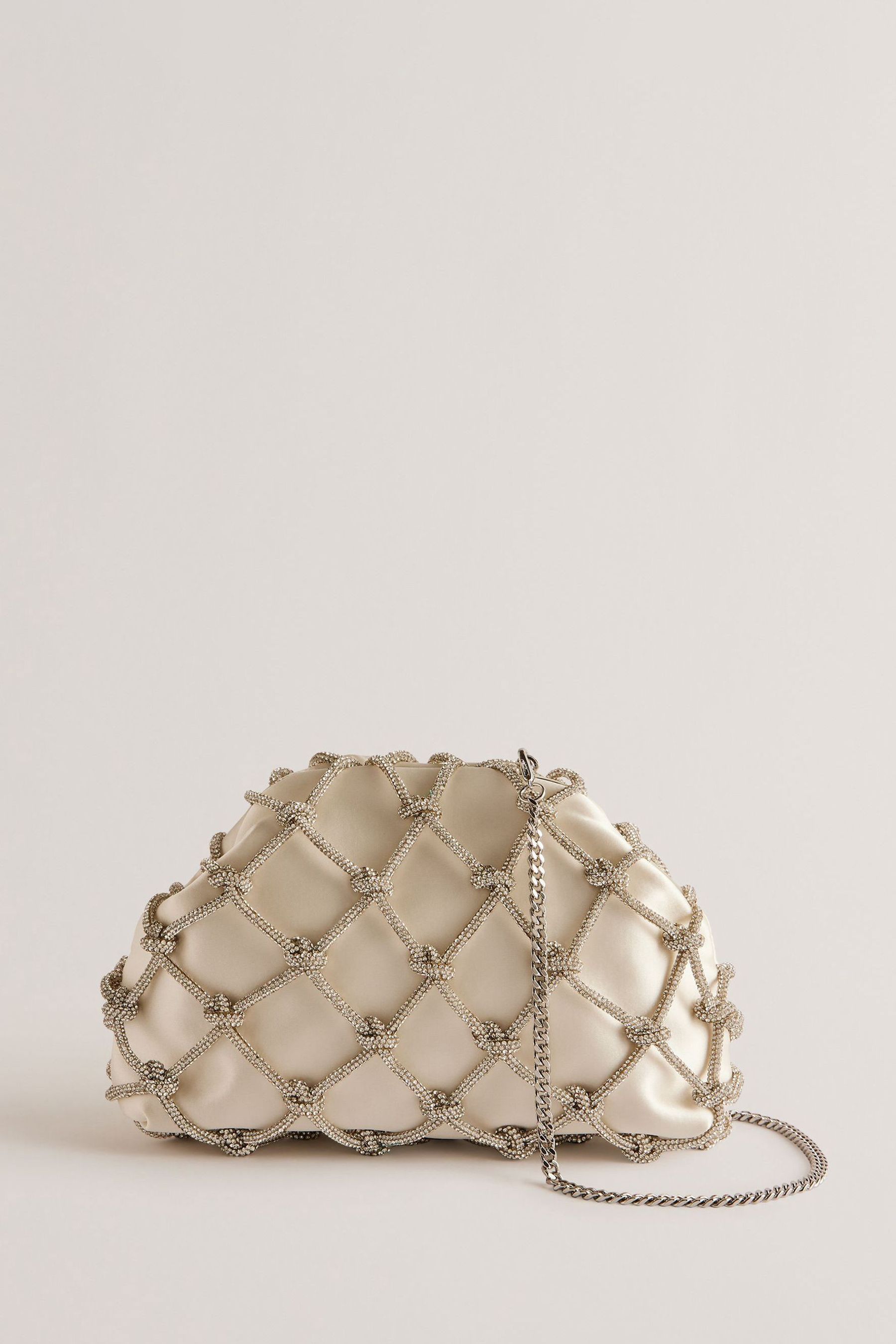 Ted baker cream clutch bag shop