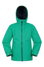Mountain Warehouse Green Kids Torrent Waterproof Jacket - Image 1 of 5