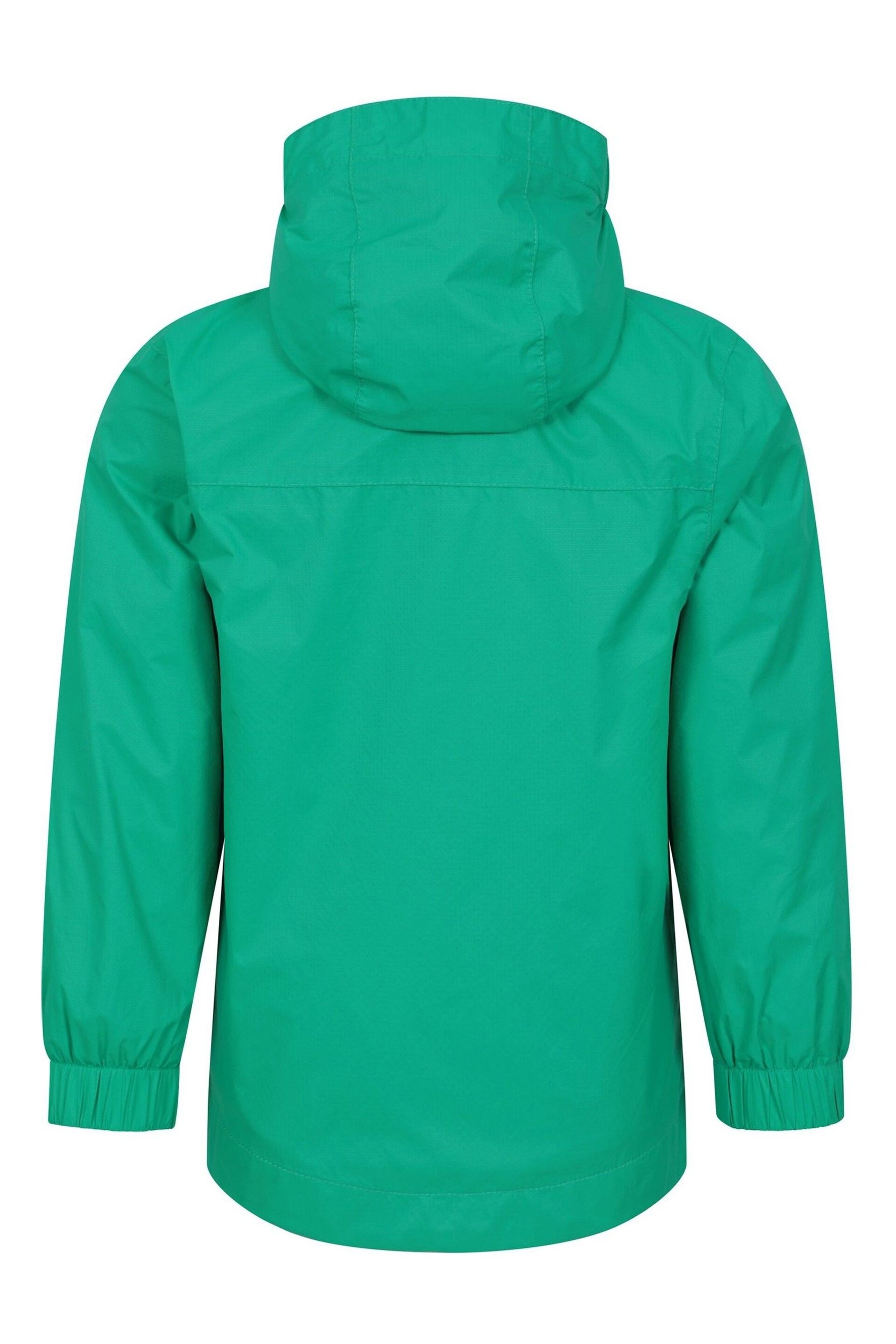 Mountain Warehouse Green Kids Torrent Waterproof Jacket - Image 4 of 5