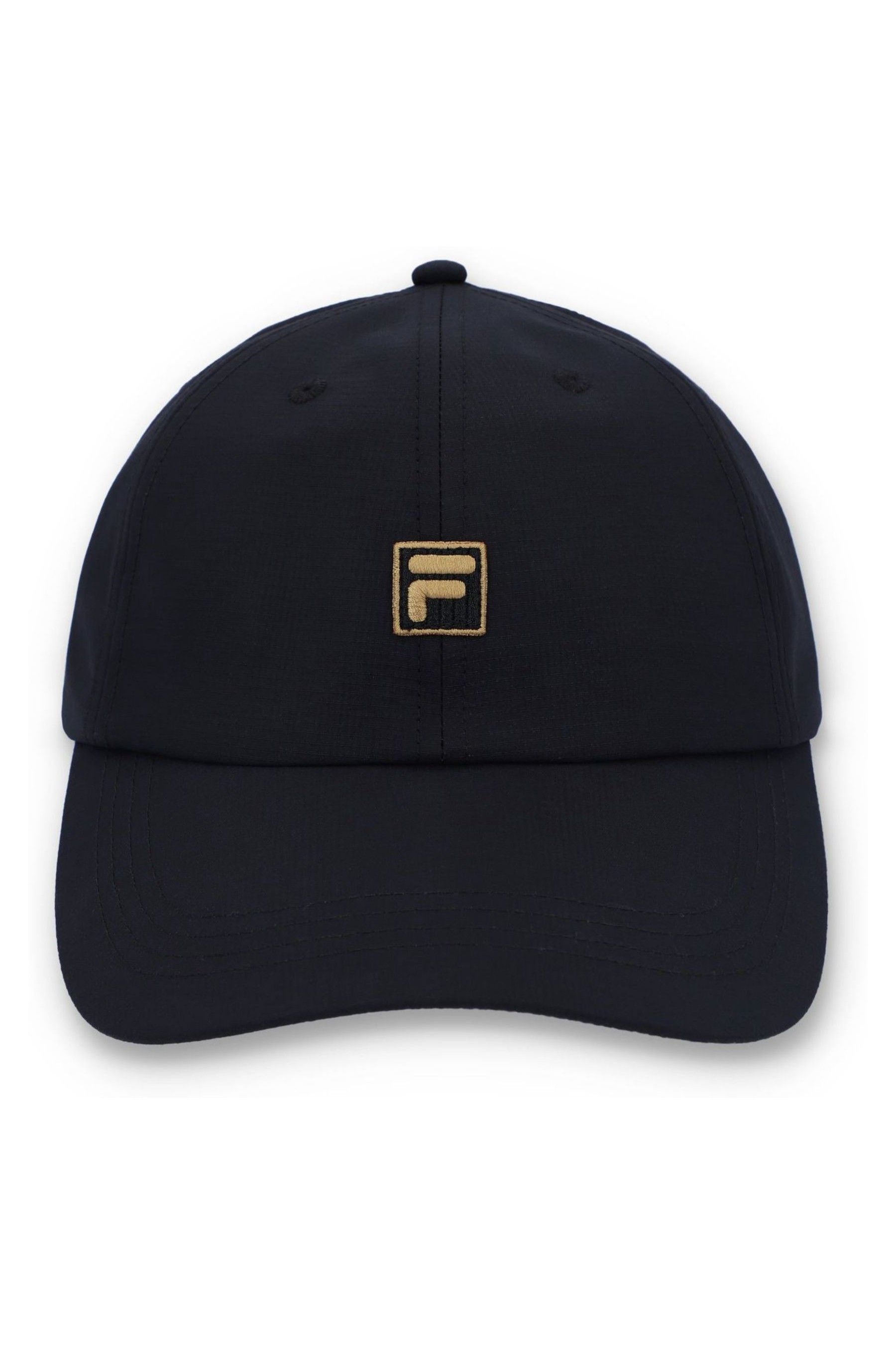 Fila Black KYLO CLASSIC 6 PANEL CAP WITH GOLD LOGO