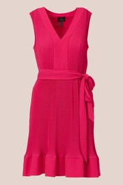 Adrianna Papell Pink Pleated Short Dress - Image 6 of 7