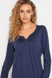 Long Tall Sally Blue Henley Top - Image 4 of 4