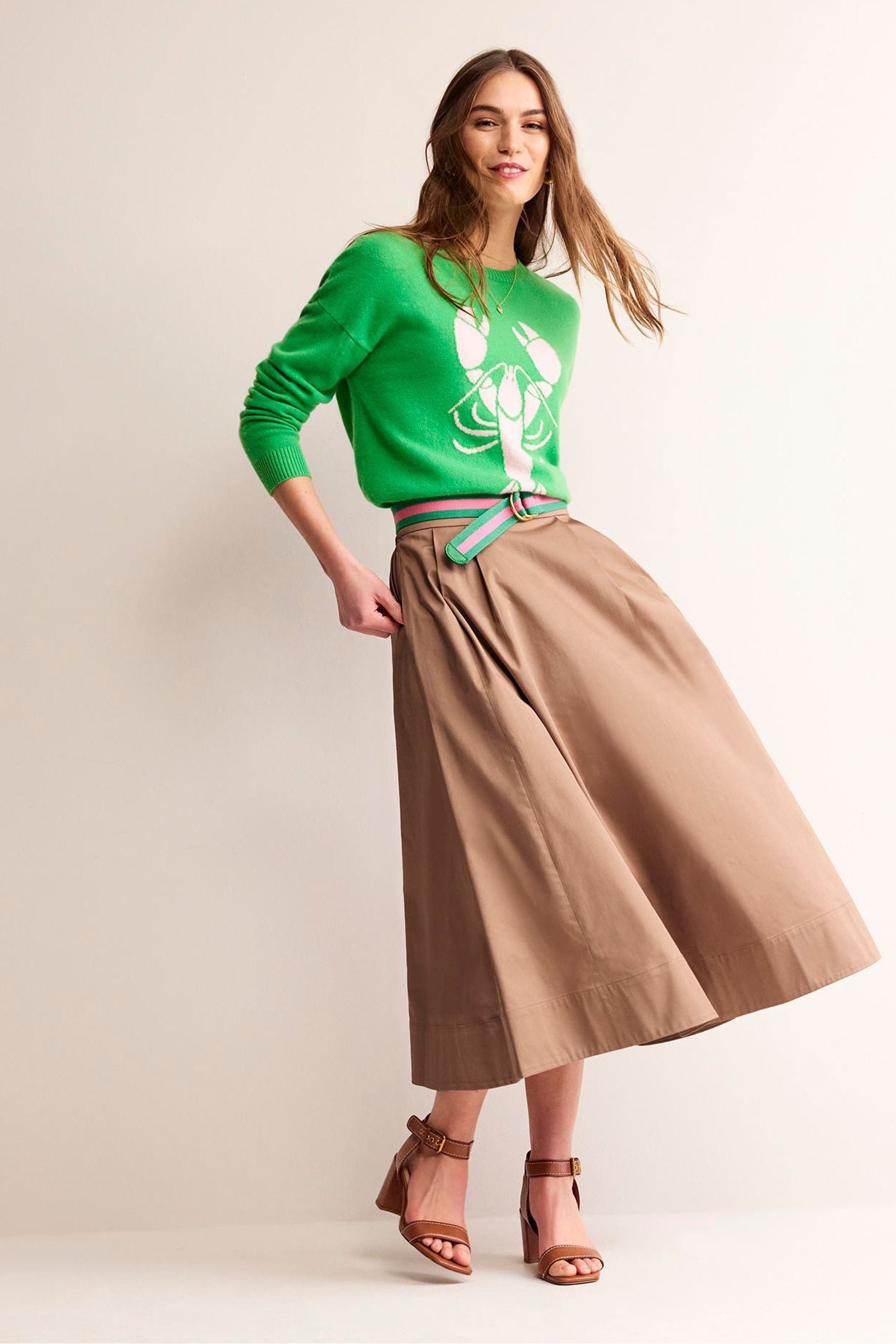 Acheter Jupe Boden Isabella en satin de coton from Next Luxembourg