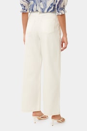 Forever New White Pippa Wide Leg Jeans - Image 4 of 5