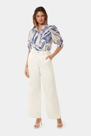 Forever New White Pippa Wide Leg Jeans - Image 5 of 5