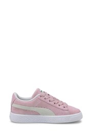Puma Pink Suede Classic XXI Kids Trainers - Image 1 of 6