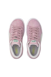 Puma Pink Suede Classic XXI Kids Trainers - Image 6 of 6