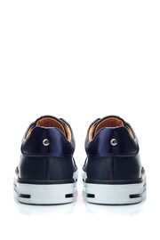 Moda in Pelle Blue BENNI Elastic Slip On Shoes With Foxing Sole - Image 3 of 4