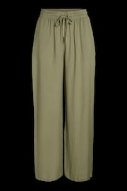 VILA Green Linen Trousers - Image 2 of 3