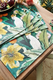 Joe Browns Green Totally Tropical Placemats 4 Pack - Image 1 of 2