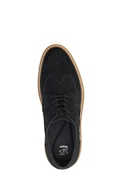 Dune London Black Bronny Brogue Wedges - Image 5 of 5