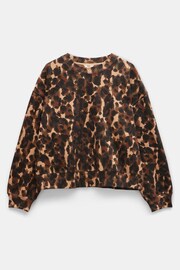 Hush Brown Leanne Leopard Sweatshirt - Image 5 of 5