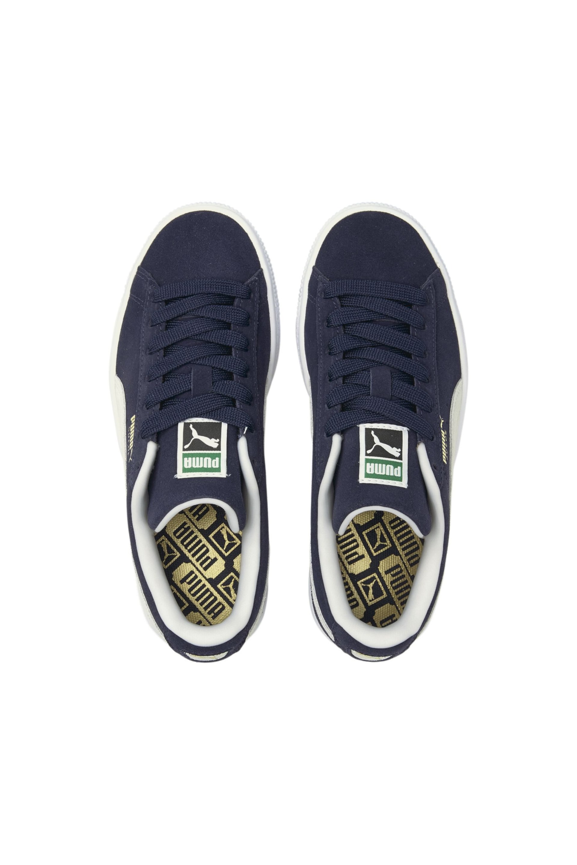 Puma Blue Suede Classic XXI Youth Trainers - Image 4 of 6