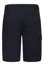 Mountain Warehouse Navy Mens Lakeside 100% Cotton Cargo Shorts - Image 4 of 4