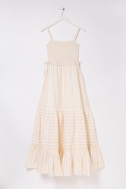 FatFace Yellow Med Moments Stripe Beach Dress - Image 5 of 5