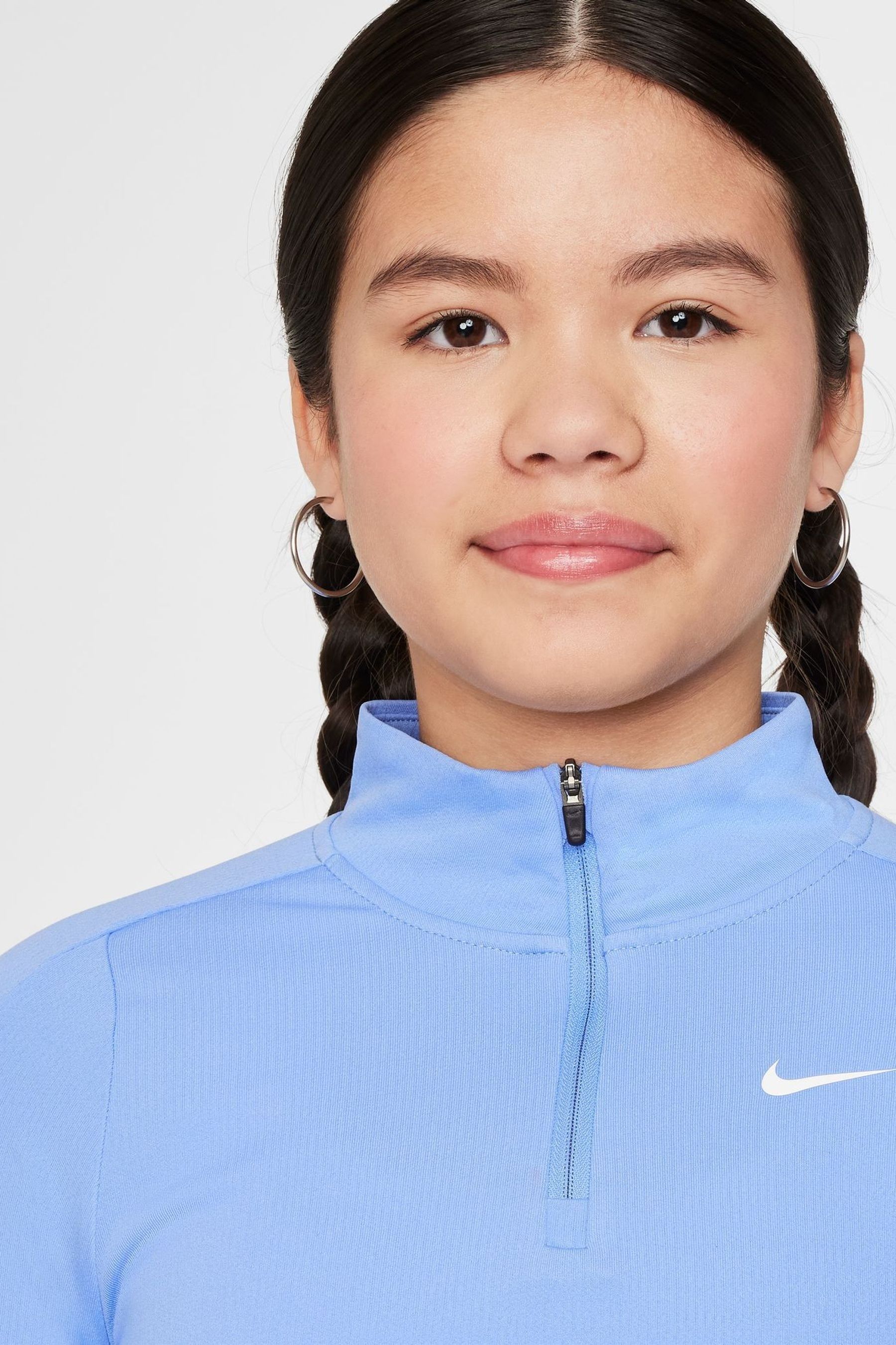 Buy Nike Blue Pulse Dri FIT Long Sleeve Half Zip Top from the Next UK online shop