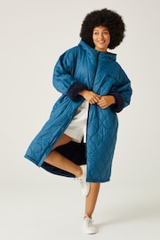 Regatta Blue Quilted Adult Changing Robe - Image 7 of 12