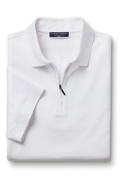 Charles Tyrwhitt White Cool Popcorn Polo Shirt - Image 4 of 6