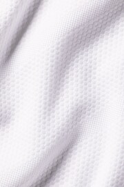 Charles Tyrwhitt White Cool Popcorn Polo Shirt - Image 6 of 6