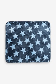 Blue Stars Fleece Baby Blanket - Image 1 of 4