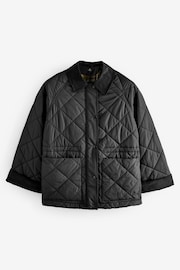 Black Quilted Heritage Jacket - Image 7 of 9