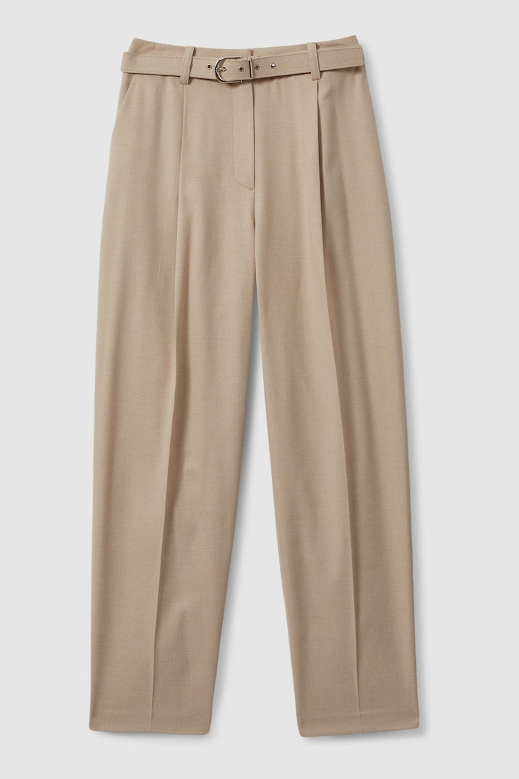 Reiss Freja Tapered Belted Trousers - Image 2 of 7