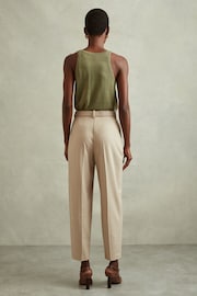 Reiss Freja Tapered Belted Trousers - Image 5 of 7