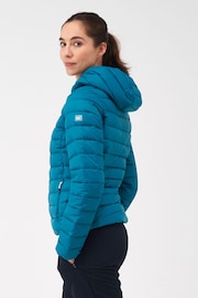 Regatta Blue Navy Womens Hooded Marizion Walking Jacket - Image 6 of 9