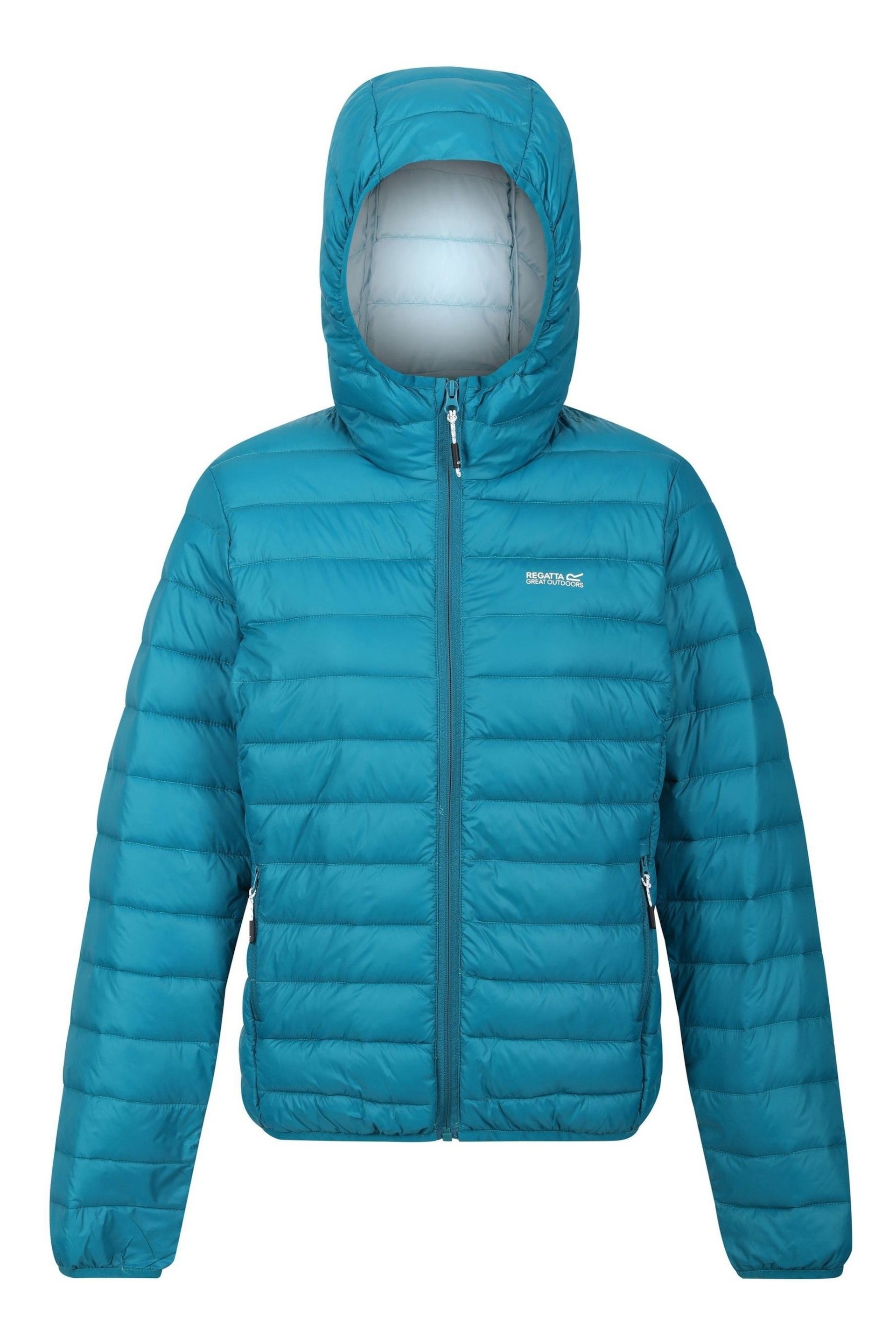 Regatta Blue Navy Womens Hooded Marizion Walking Jacket - Image 7 of 9