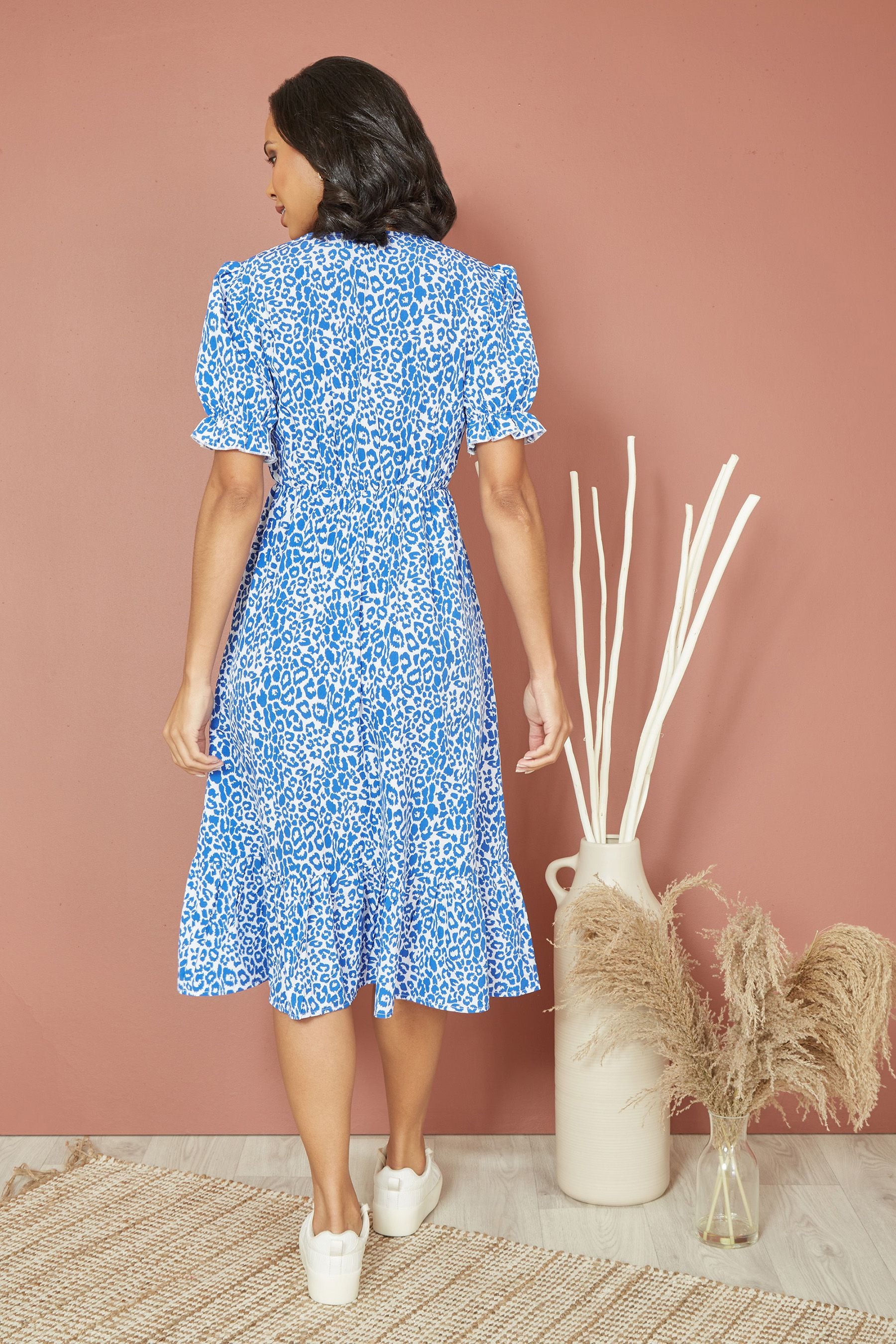 Mela leopard print dress store