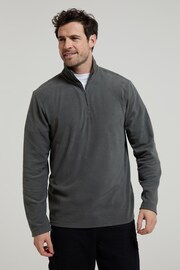 Mountain Warehouse Grey Mens Camber Half Zip Fleece - Image 1 of 5