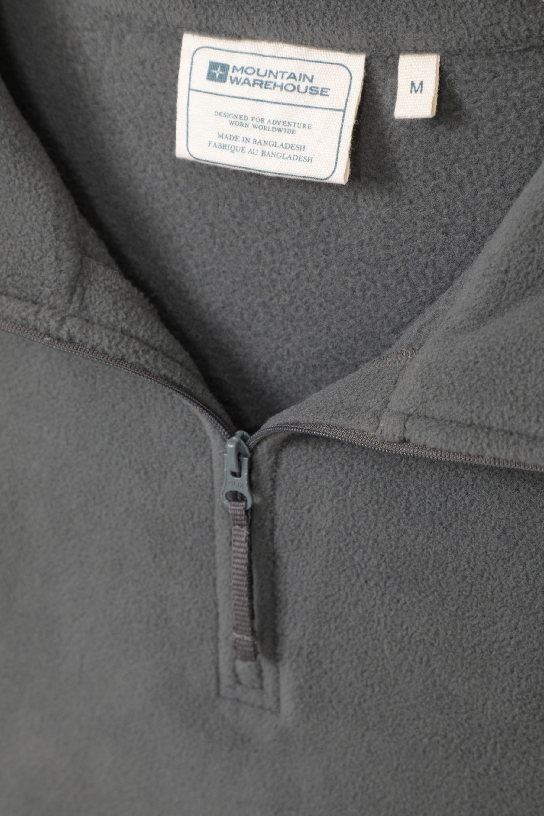 Buy Mountain Warehouse Grey Mens Camber Quarter Zip Fleece from Next Ireland