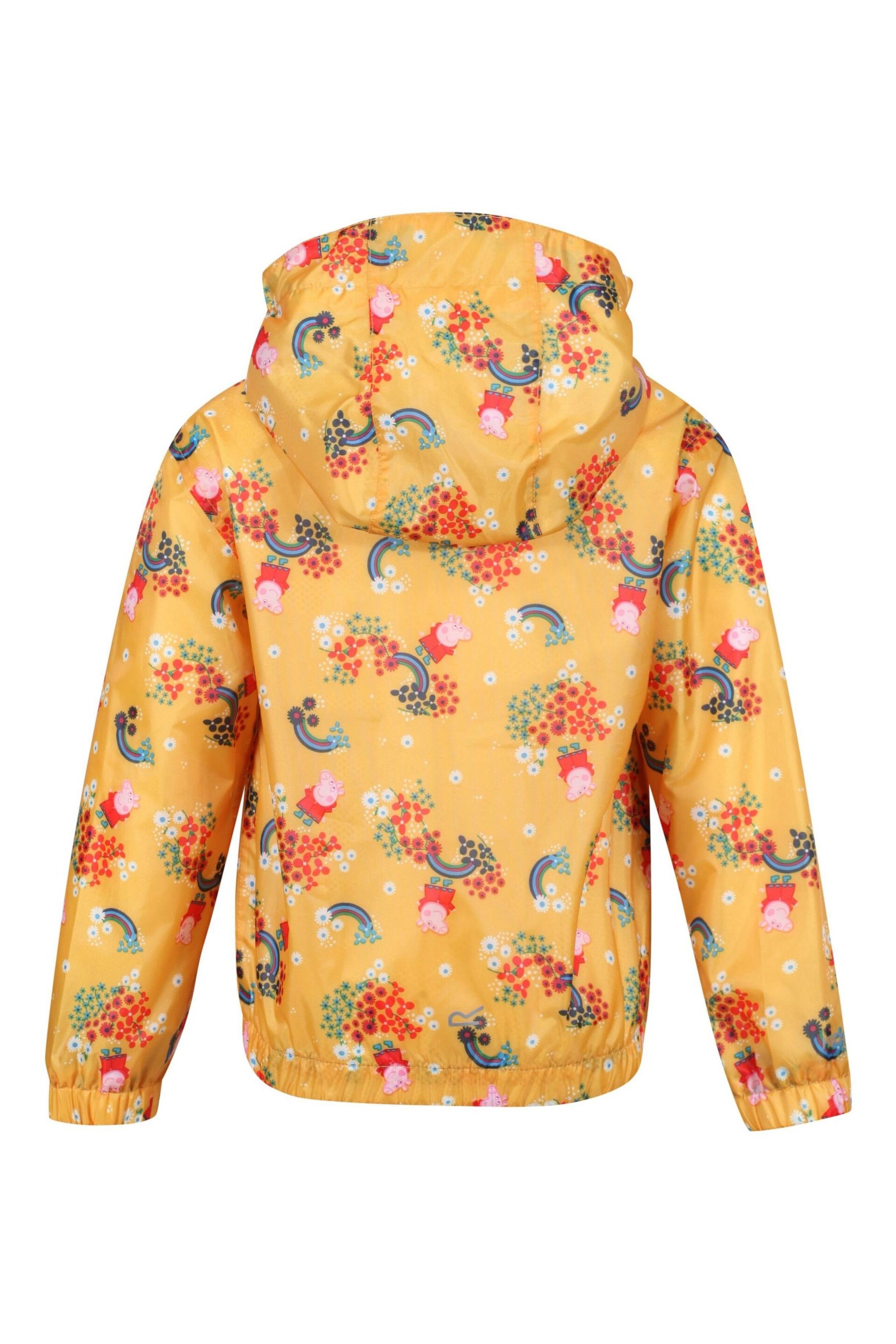 Regatta Yellow Peppa Pig Muddy Puddle Waterproof Jacket - Image 2 of 4