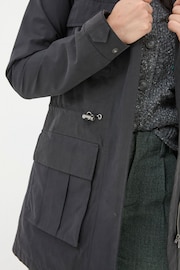 FatFace Tiegan Black Waterproof Coat - Image 5 of 6