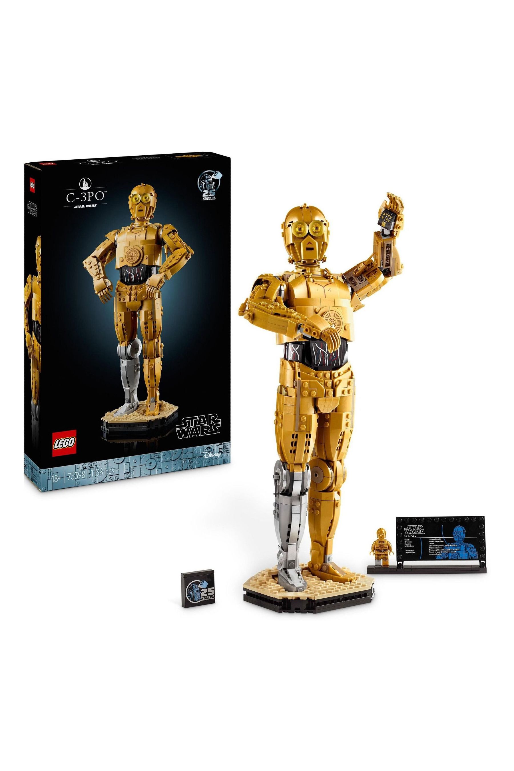 Buy Lego Star Wars C3PO Droid Character Figure from the Next UK online shop