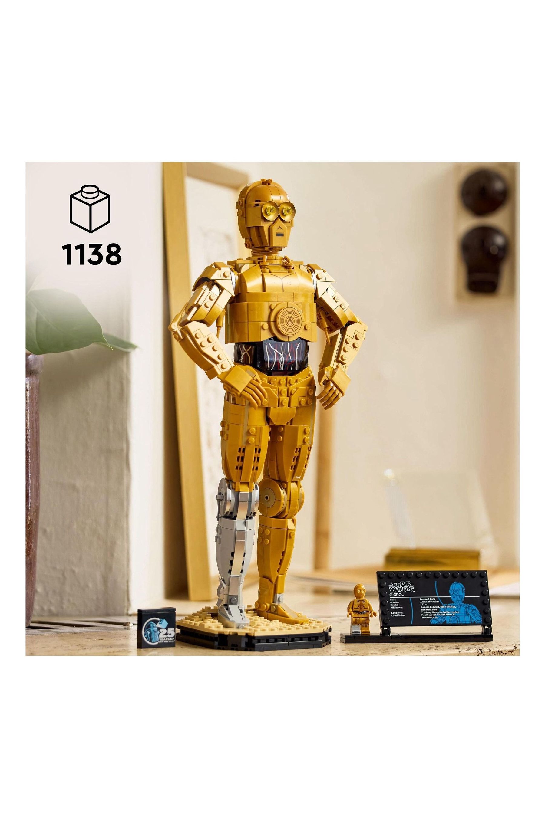 Buy Lego Star Wars C3PO Droid Character Figure from the Next UK online shop