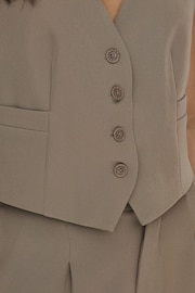 ONLY Brown Tailored Waistcoat - Image 5 of 7