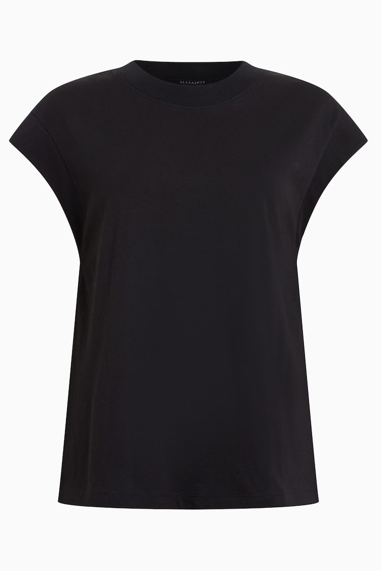 AllSaints Black Esme T-Shirt - Image 6 of 6