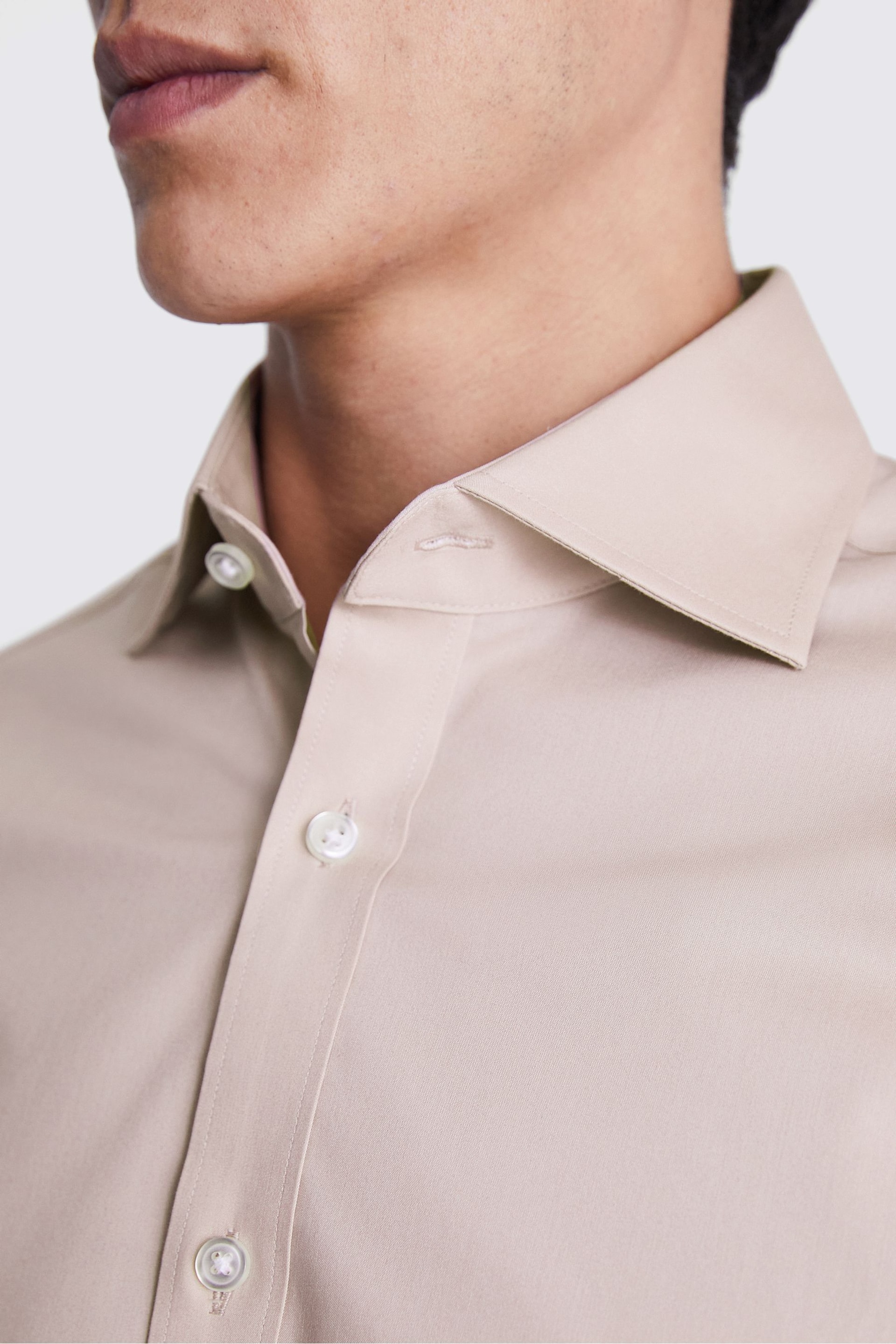 MOSS Pink Tailored Stretch Shirt - Image 2 of 4