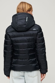 Superdry Blue Hooded Fuji Padded Jacket - Image 3 of 4