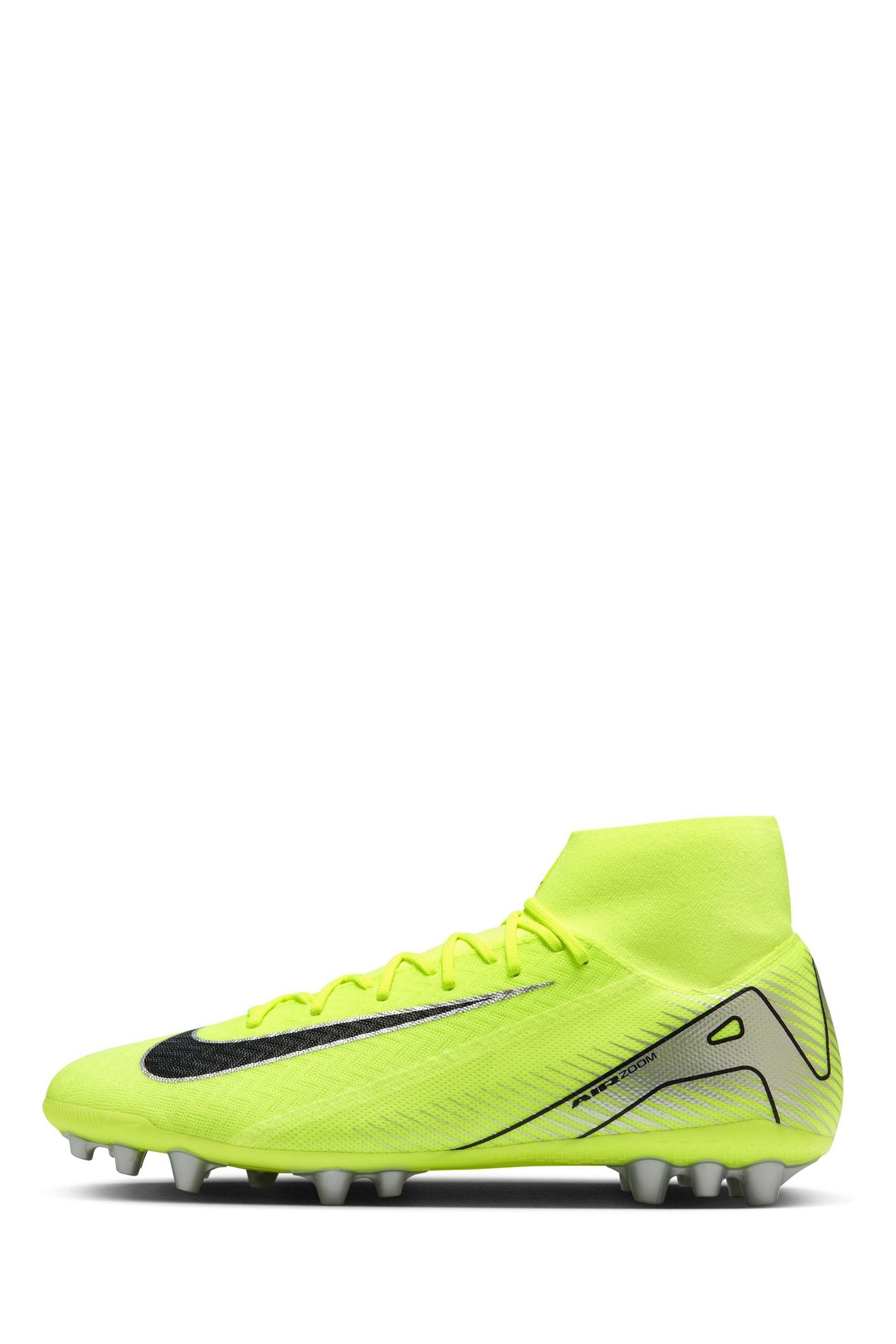 Buy Nike Volt Black Adults Mercurial Superfly 10 Academy Artificial Ground Football Boots from the Next UK online shop